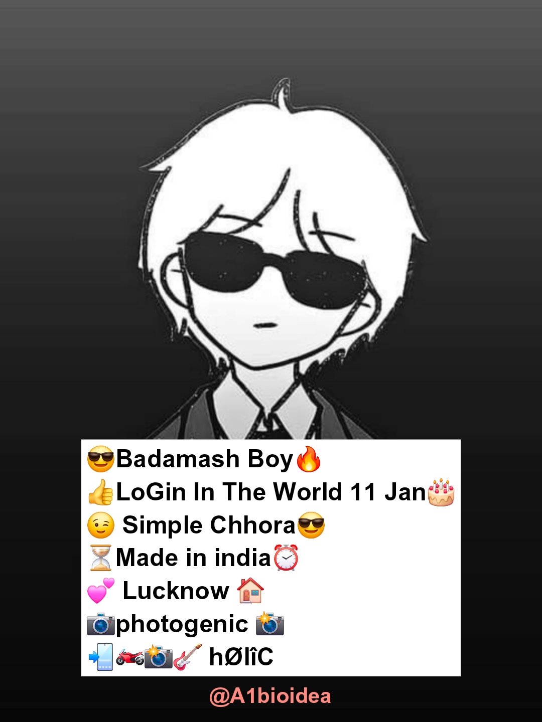 Stylish Facebook Bio With Emoji