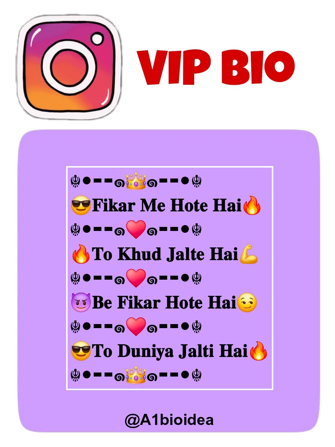 Instagram Bio Font Style