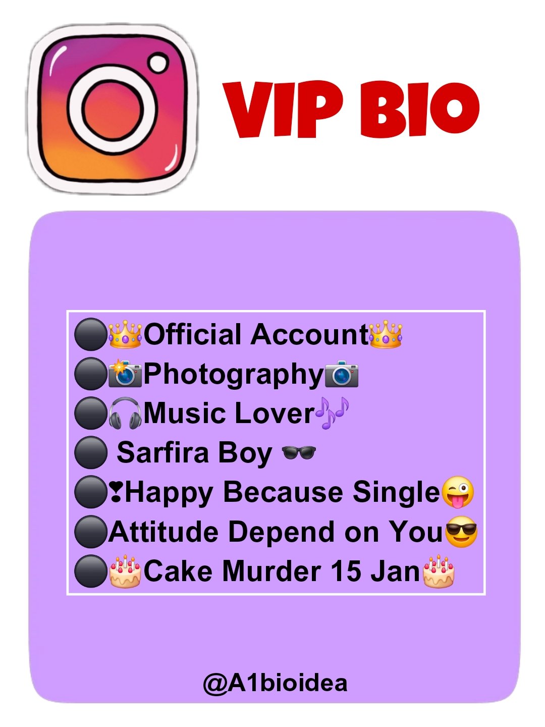 Instagram Bio Style Font