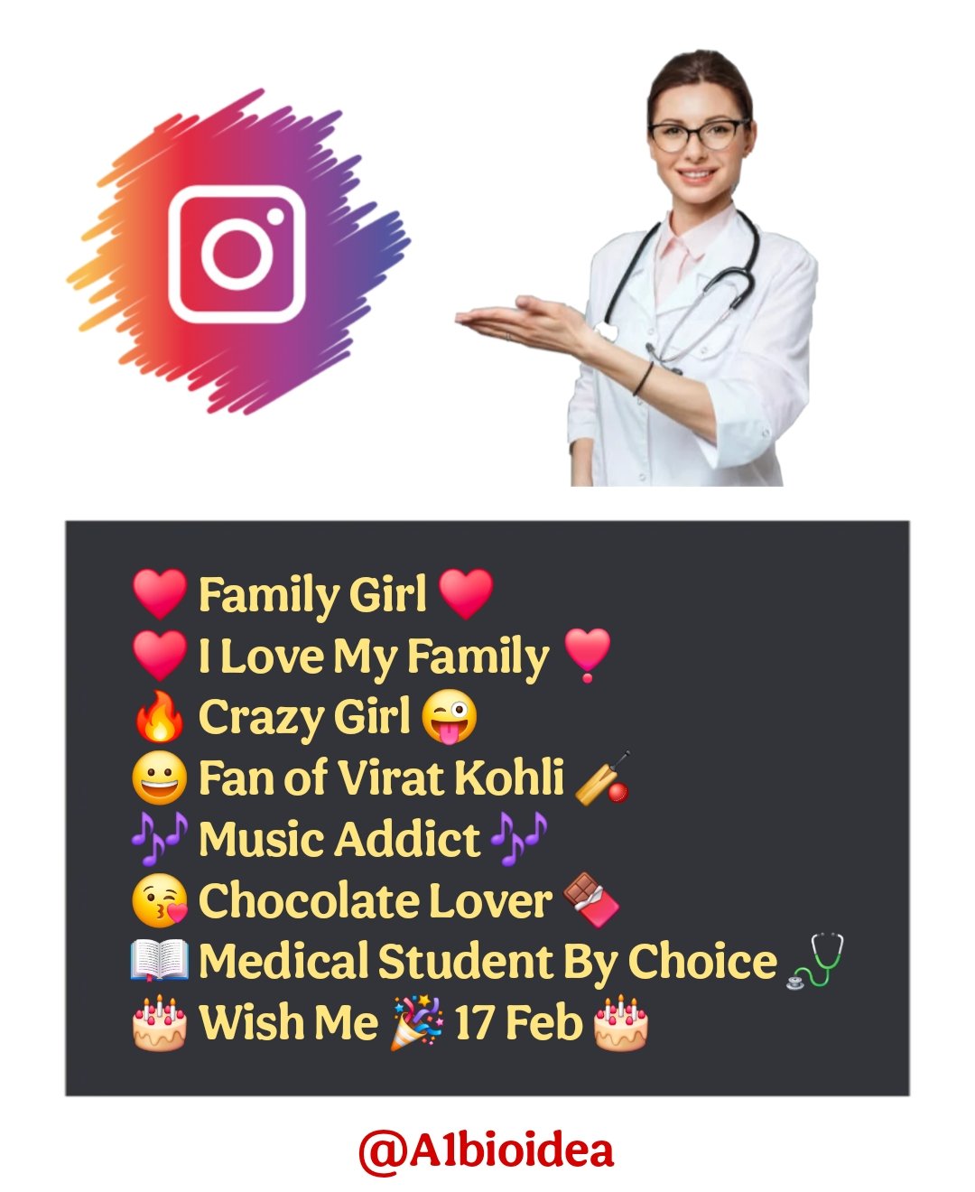 Medical Student Bio For Instagram For Girl