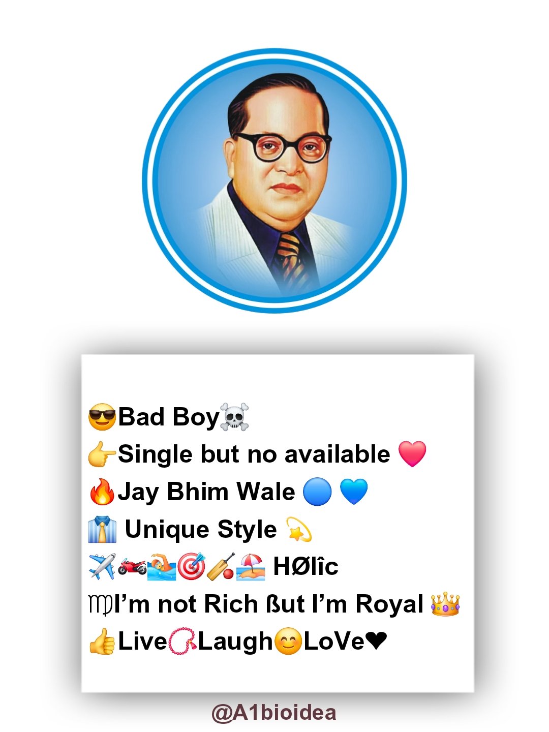 Instagram Bio Jay Bhim