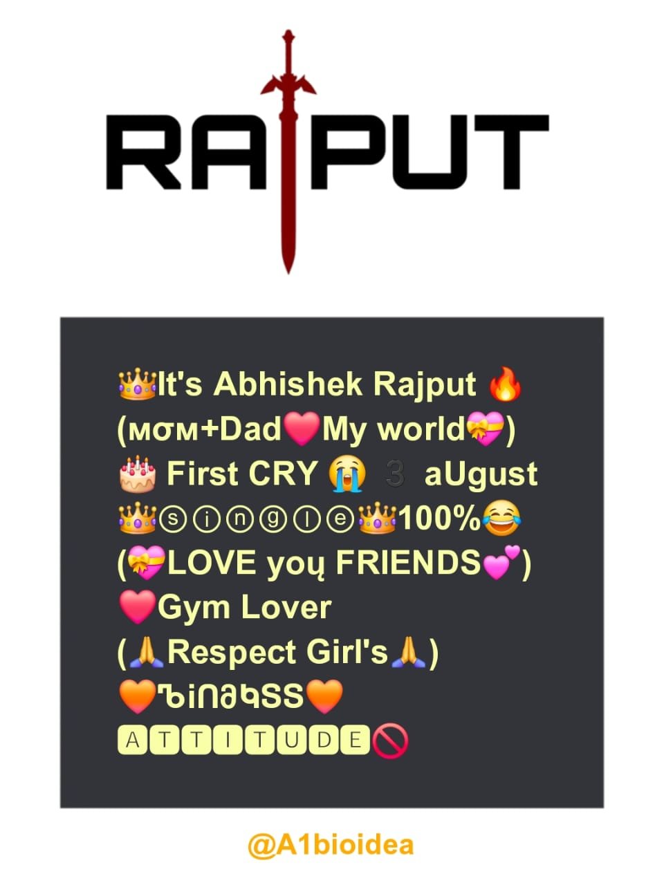 Royal Rajputana Instagram Bio