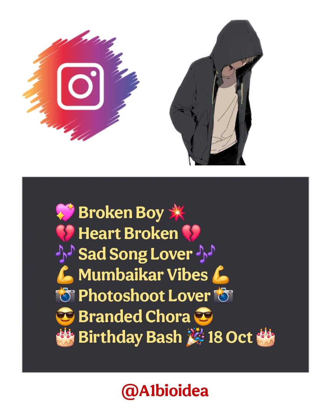 Sad bio for instagram with emoji