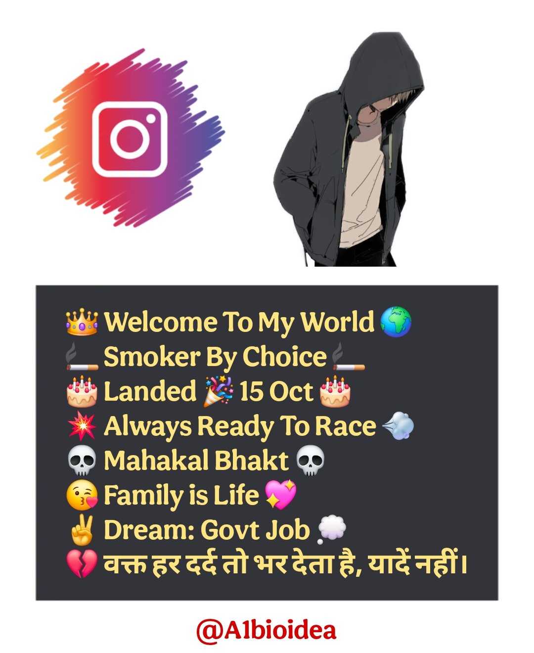 Short sad bio for Instagram