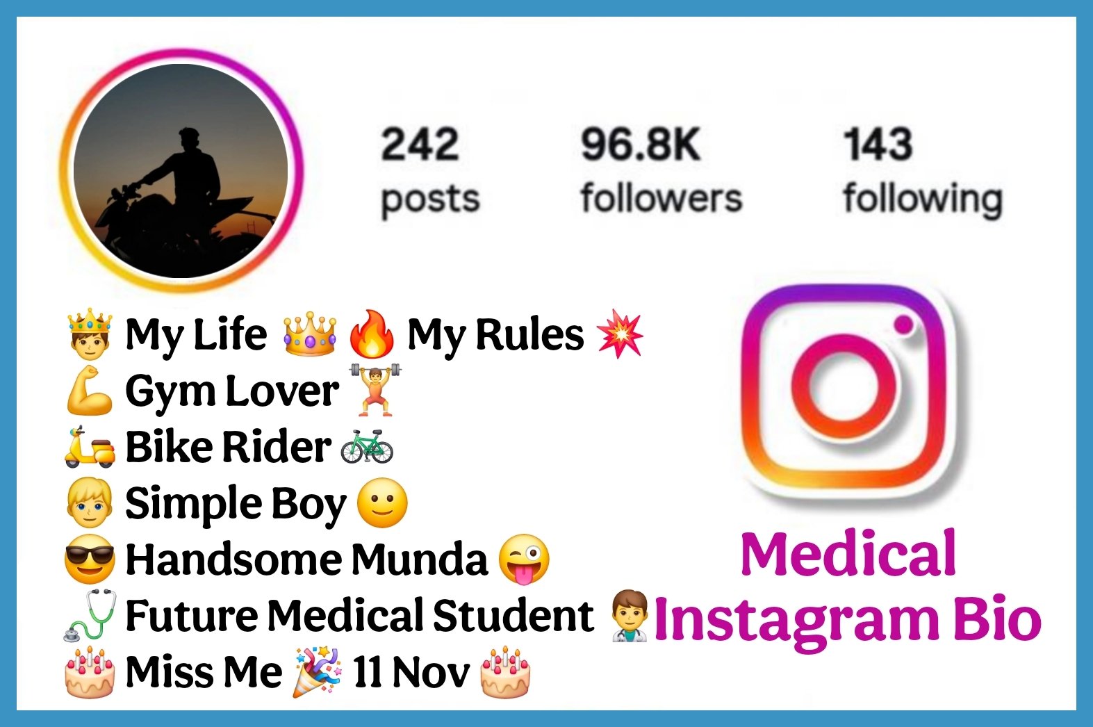 Instagram Bio For Medical Student